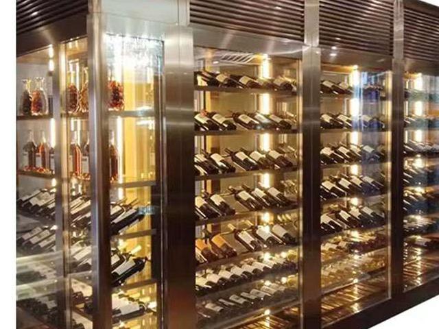 鈦金不鏽鋼酒櫃製作