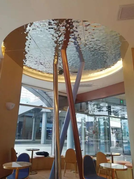 不鏽鋼裝飾——水波紋吊頂