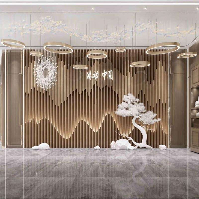 豪華(huá)五星(xīng)級酒店不鏽鋼屏風隔斷 豪華五星(xīng)級酒店不鏽鋼屏風隔斷